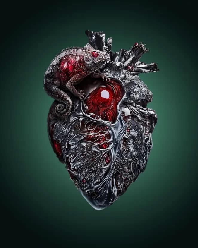 Illustration representing the human heart